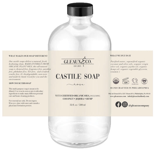 Gleaux & Company Rose Castile Soap